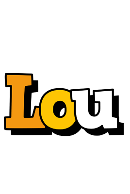 Lou cartoon logo