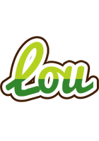 Lou golfing logo