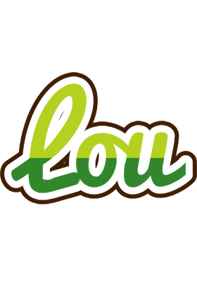 Lou golfing logo
