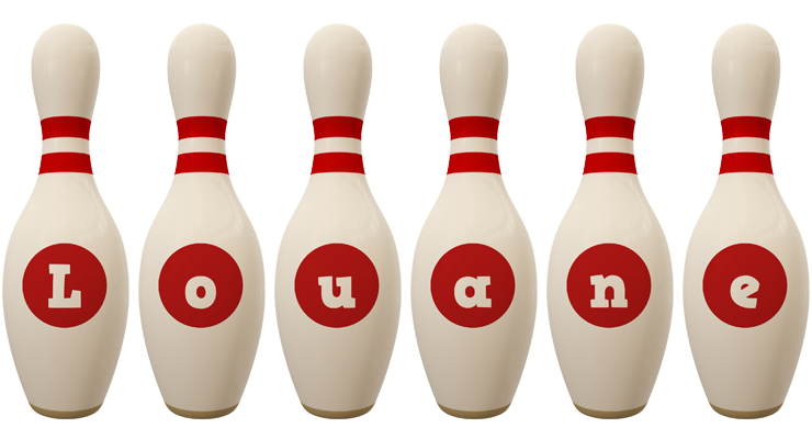 Louane bowling-pin logo