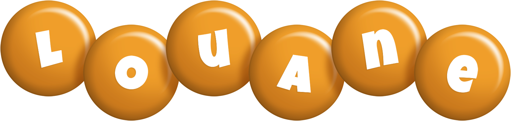 Louane candy-orange logo