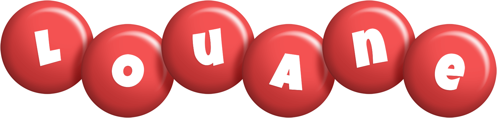 Louane candy-red logo