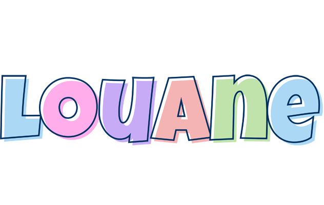 Louane pastel logo