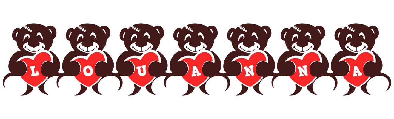 Louanna bear logo