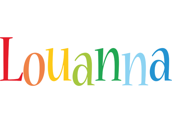 Louanna birthday logo