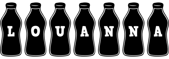 Louanna bottle logo