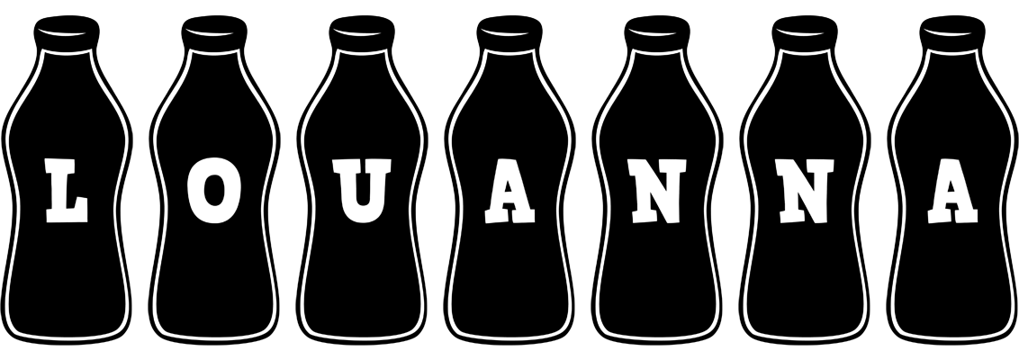 Louanna bottle logo