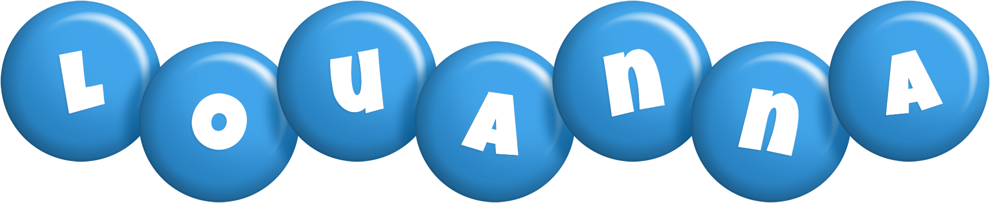 Louanna candy-blue logo