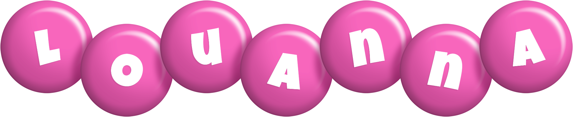 Louanna candy-pink logo
