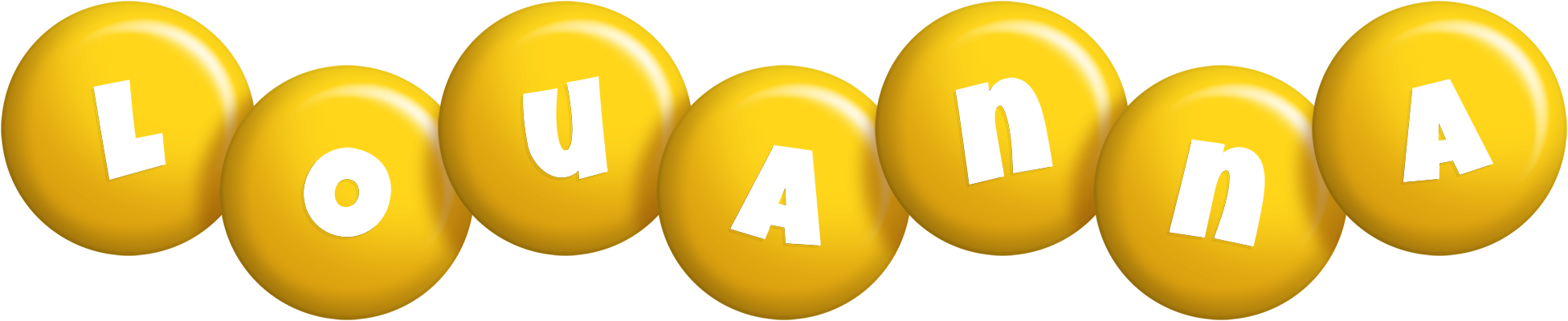 Louanna candy-yellow logo