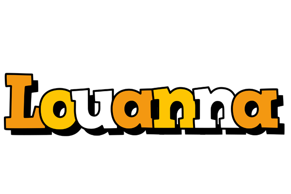Louanna cartoon logo