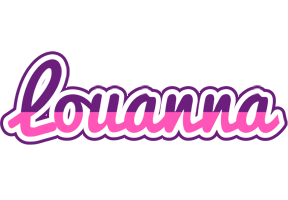 Louanna cheerful logo