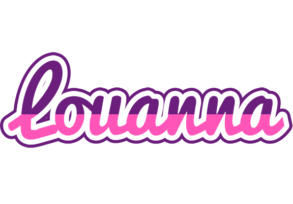Louanna cheerful logo