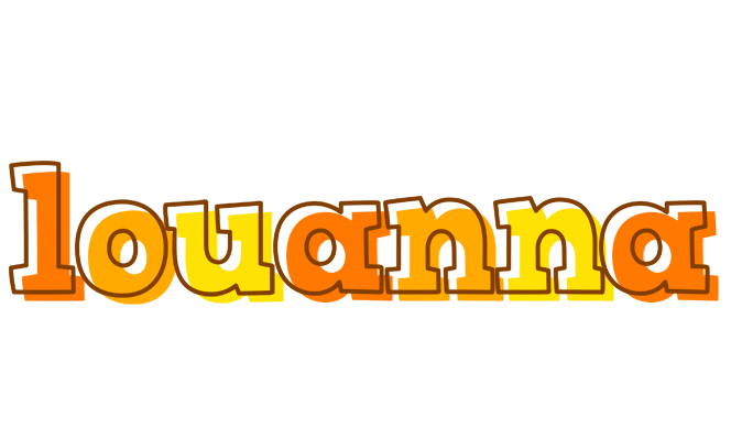 Louanna desert logo