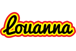 Louanna flaming logo