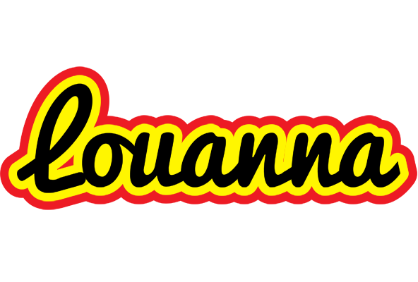 Louanna flaming logo