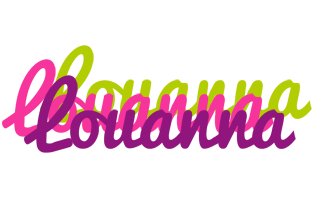 Louanna flowers logo