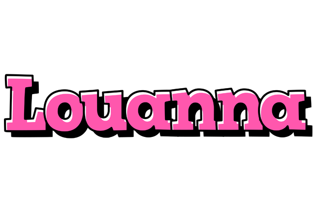 Louanna girlish logo