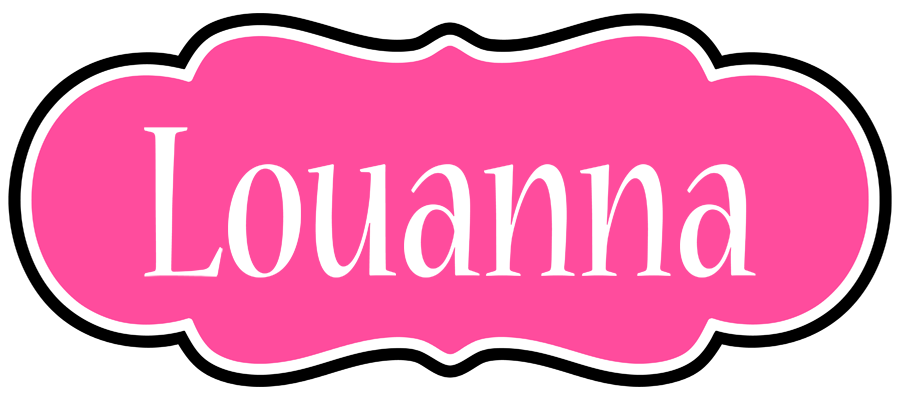 Louanna invitation logo