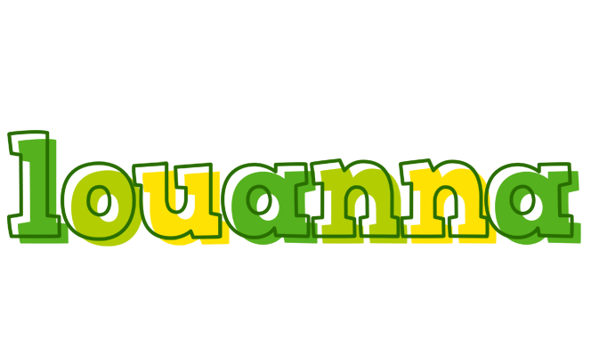 Louanna juice logo