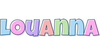 Louanna pastel logo