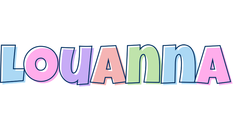 Louanna pastel logo