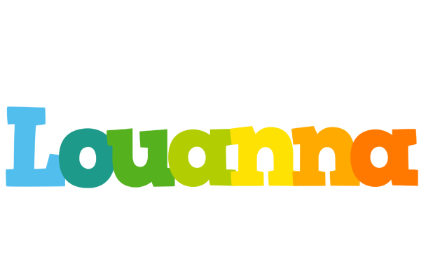 Louanna rainbows logo