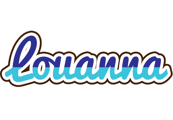 Louanna raining logo