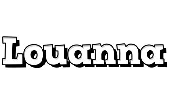 Louanna snowing logo