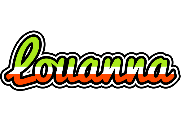Louanna superfun logo
