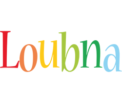 Loubna birthday logo