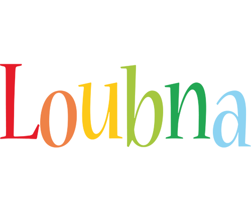 Loubna birthday logo
