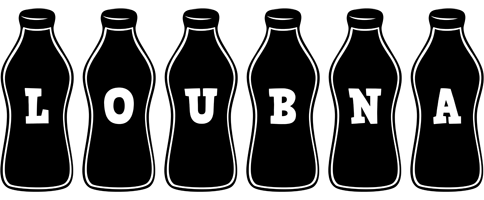 Loubna bottle logo