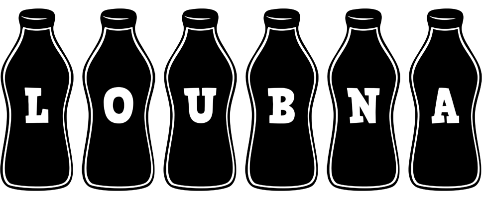 Loubna bottle logo