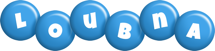 Loubna candy-blue logo