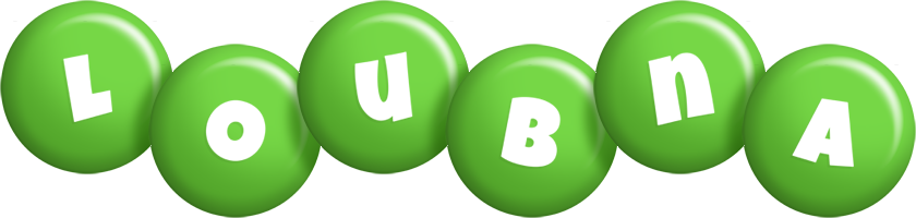 Loubna candy-green logo