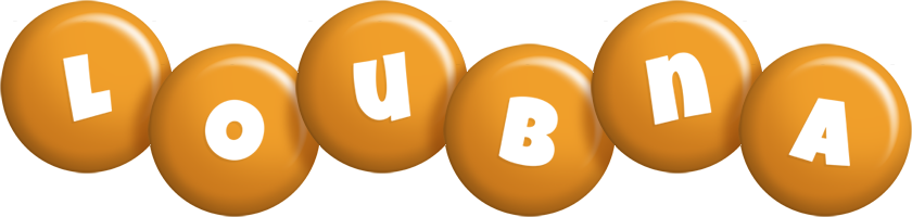 Loubna candy-orange logo