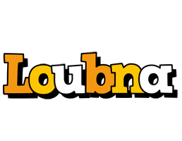 Loubna cartoon logo