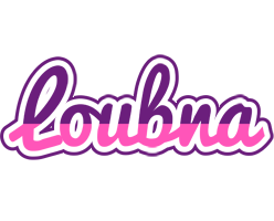 Loubna cheerful logo