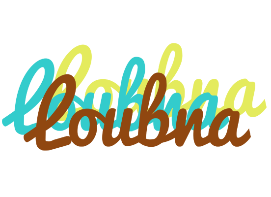 Loubna cupcake logo