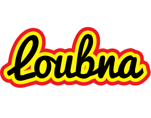 Loubna flaming logo