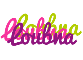 Loubna flowers logo