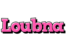 Loubna girlish logo