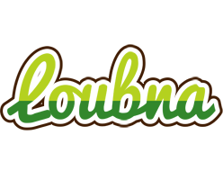 Loubna golfing logo