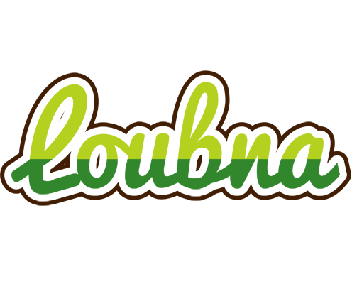 Loubna golfing logo