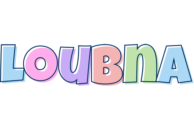 Loubna pastel logo