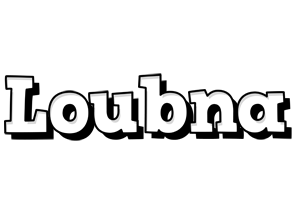 Loubna snowing logo