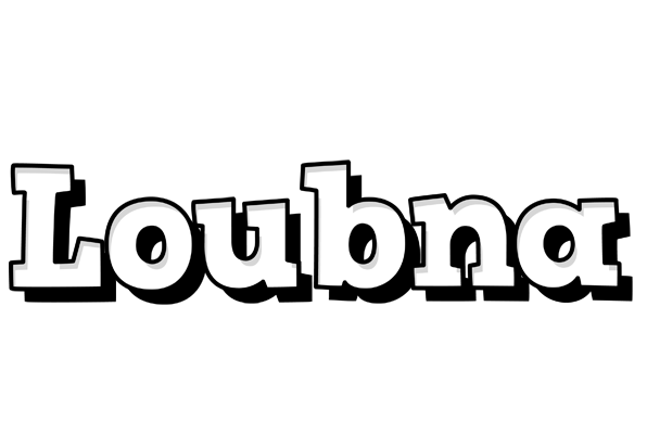 Loubna snowing logo