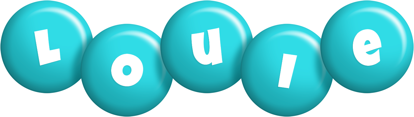Louie candy-azur logo