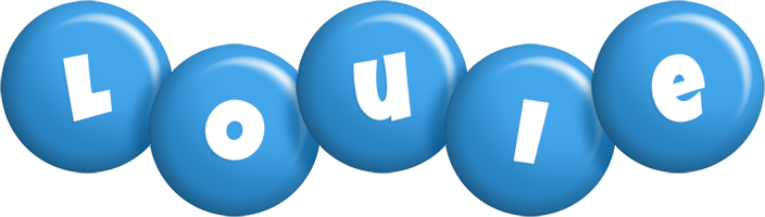 Louie candy-blue logo